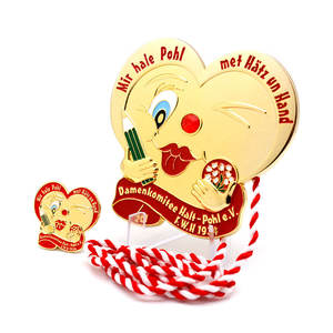 เหรียญเฟียสต้าเคลือบสีสันพร้อมริบบิ้นโลหะหล่อโลหะของที่ระลึกดีไซน์ตามสั่ง - Product Image 3