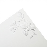 Carte d'invitation de mariage de luxe en papier texturé ivoire, avec dorure à chaud, écologique, biodégradable, recyclable, sans odeur, personnalisable