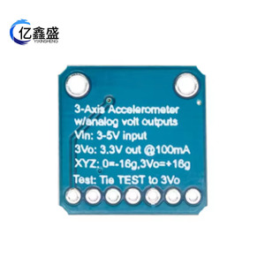 โมดูลเซ็นเซอร์วัดความเร่งแบบสามแกน Adxl326 รองรับแรงดันไฟฟ้า 5V +-16g สำหรับโครงการ Arduino - Product Image 5