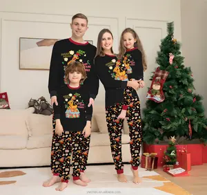 Fabrik Großhandel Frauen Pyjamas Set Custom Design Passende Weihnachts pyjamas für die Familie
