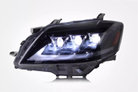 Phare automatique pour Toyota Camry 6th 2009-2014 LED assemblage de lampe avant de voiture mise à niveau trois accessoires d'objectif de projecteur