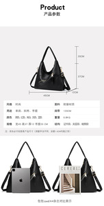 Nuevas Bolsas de Mensajero de Alta Calidad para Mujer, Bolsos de Mano de Cuero PU, Bolsos Cruzados, Bolsos de Hombro de Diseñador para Mujer, Bolsos Tote con Asa Superior - Product Image 6