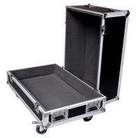 Support de microphone personnalisé professionnel transportant un étui de vol en aluminium OEM/ODM pris en charge l'équipement de support roulant