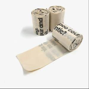 <b>Compostable</b> Eco-Friendly Disposable Dog Poop <b>Bags</b> with EPI Material - Product Image 3