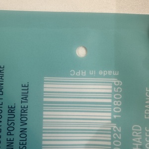 Tùy Chỉnh Nhựa Matte Đồ Lót Vớ Với Hình Cửa Sổ Ba Bên Niêm Phong Túi Ziplock <span class=keywords><strong>Pouch</strong></span> Túi Đóng Gói Với Móc Áo - Product Image 6