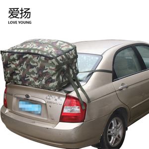 LOVEYOUNG 600D bolsa de transporte de equipaje de lona a prueba de lluvia negro/camuflaje 600D techo de coche bolsa de lona trasera <span class=keywords><strong>para</strong></span> coches - Product Image 3