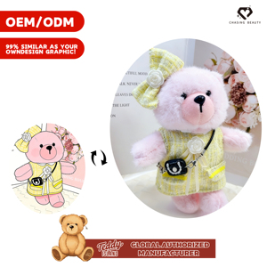 Teddy ISLAND Autorizzazione Globale 14-17cm Vestiti Fatti a Mano Orsacchiotto di <span class=keywords><strong>Peluche</strong></span> Carino Giocattoli di Alta Qualità - Product Image 1