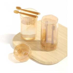 Cepillo de dientes de silicona para bebés de 0 a 3 años, cepillo de dientes para niños pequeños con taza - Product Image 1