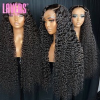 Wig Rambut Manusia Keriting Burma Kepadatan 250% 100% 13x6 Hd Lace Frontal Wig Brazilian Loose Deep Wave 13x4 Lace Front Wigs Untuk Wanita