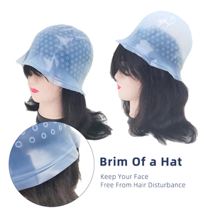 Tái sử dụng Silicone tóc nhuộm cap với kim loại móc cắt tóc công cụ tạo kiểu tóc - Product Image 6