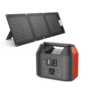 Powkey 150W Tragbare Power Energy Storage Station Solar System Generator Outdoor Portable Power Station for Home CPAP