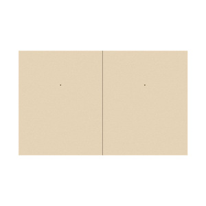 Interruptor de Pared Minimalista de 2 Botones y 4 Vías, de Vidrio Templado, con Control Táctil, Clasificación IP20, 10A, 230V, Smart Life - Product Image 1