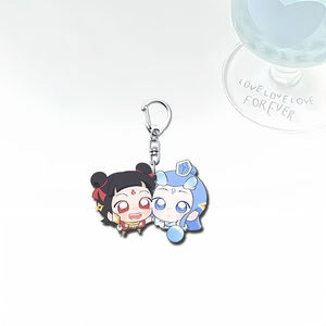 Llavero mágico para niños de Nezha, PVC, acrílico, estilo explosión, película de dibujos animados de Anime, accesorios periféricos, bolsa de regalo, colgante - Product Image 4