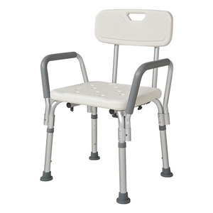 Rehabilitation Therapy Supplies Height Adjustable Waterproof Rotating 360 Degrees Swivel <b>Shower</b> <b>Chair</b> Aluminum Alloy Bath <b>Chair</b> - Product Image 1