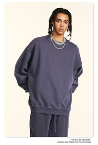 Sudadera con Capucha Extra Grande de Felpa Gruesa con Logotipo Personalizado en Relieve 3D, Diseño con Botones, Bordado Personalizado, Unisex - Product Image 2