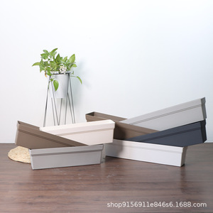 <span class=keywords><strong>Maceta</strong></span> <span class=keywords><strong>Rectangular</strong></span> <span class=keywords><strong>Grande</strong></span> para Jardín o Balcón, de PP Grueso, Transpirable, Duradera, Diseño Moderno y Simple - Product Image 5