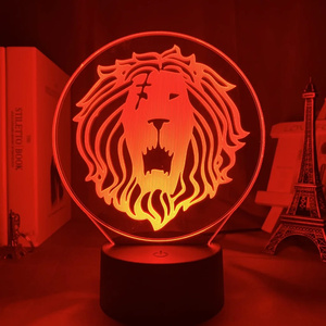 Lámpara de Noche LED 3D con Ilusión Óptica de los Siete Pecados <span class=keywords><strong>Capitales</strong></span>, Lámpara de Mesa Acrílica que Cambia de Color para Decoración de Dormitorio y Regalo para Fanáticos del <span class=keywords><strong>Anime</strong></span> - Product Image 5