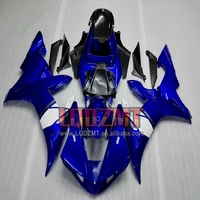 Corps d'injection pour YAMAHA YZF-R1 YZF1000 YZF R1 R 1 YZF-1000 YZFR1 02 métal rose 03 164No.73 YZF 1000 CC 2002 2003 OEM Carénage