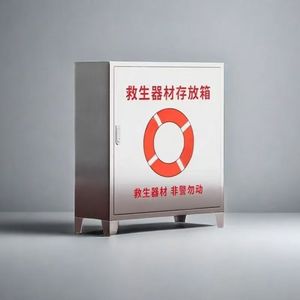 Stainless Steel Lifesaving Equipment Storage Box Rectangular 2 Layer Push Pull Office Use - Product Image 4