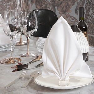 Servilletas de Algodón Blancas Personalizadas al por Mayor, Clásicas, Hechas a Mano, para el Hogar, Restaurantes, Bodas - Product Image 2