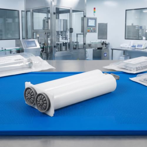 Jeringa Dispensadora de Pegamento Vacía de 250 ml, de Dos Componentes, Cartucho Epoxi AB para Adhesivos y Selladores - Product Image 5