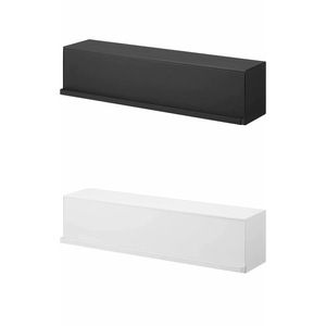 Boîte de rangement murale longue pour cuisine et salle de bain, anti-poussière, avec couvercle perforé, 2 niveaux, moderne et multifonctionnelle - Product Image 2