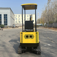 Miniexcavadora con Certificación CE, Cabina Cerrada, Aire Acondicionado y Sistema de Pilotaje Hidráulico para la Industria de la Construcción