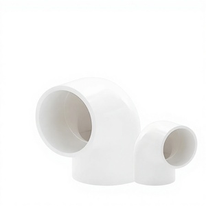 Coude en <span class=keywords><strong>PVC</strong></span> à 90 degrés, raccord de tuyauterie d'alimentation en eau, diamètre égal, <span class=keywords><strong>blanc</strong></span>, bleu, gris, tête hexagonale, filetage métrique femelle - Product Image 4