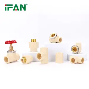 IFAN 핫 세일 배관 PVC 파이프 피팅 플라스틱 90 도 팔꿈치 소켓 물 튜브 커넥터 배수 CPVC 파이프 피팅