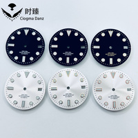 Vente directe d'usine, cadran de montre NH35, date, luminescent, noir, bleu, vert, rouge, argent, vente en gros, personnalisation DIY