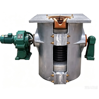 Four à induction de 400 kW et 3 tonnes pour la fusion de l'acier - Vente flash