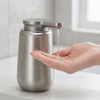 Distributeur automatique de mousse liquide sans contact à capteur infrarouge, style classique, réglable en 2 vitesses, USB, pour salle de bain et cuisine, de fabrication originale