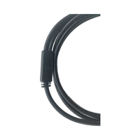 Kabel Pemisah Daya DC (1 ke 2) Konektor Barel 5.5x2.1mm untuk Kamera CCTV Lampu LED, Kabel Ekstensi Daya Hitam yang Tahan Lama