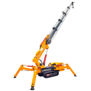 Mini grue araignée 3 tonnes diesel/électrique, hauteur de levage 20 m avec système de surveillance à distance - Product Image 1