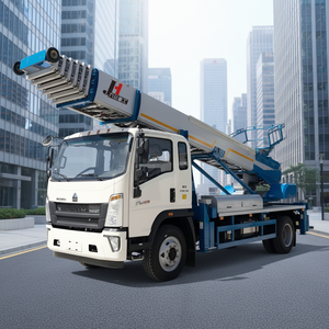 Chariot élévateur télescopique hydraulique JIUHE de Chine, plateforme élévatrice à nacelle 32m 36m 45m 65m - Product Image 1