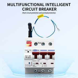 Interruttore Automatico WIFI TOMZN <span class=keywords><strong>3P</strong></span>+N TOB7S-100, Protezione da Sovraccarico Trifase a Quattro Fili, Protezione da Cortocircuito, Timer - Product Image 3