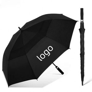 Promotion Top Quality Wholesale 2 Layer Waterproof Chinese Luxury Wholesale Customized Folding Golf <b>Umbrella</b> With Logo - Product Image 1