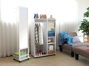 Bedroom wooden <b>storage</b> rack for <b>clothes</b> - Product Image 5