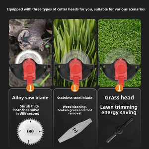 Tondeuse à gazon électrique 21V, outil industriel alimenté par batterie lithium-ion, outil multifonctionnel pour le désherbage, qualité DIY, CE - Product Image 3