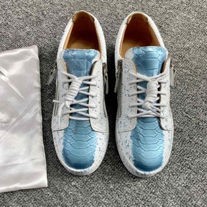 Sneakers di Lusso di Alta Qualità per Uomo, Scarpe Casual in Vera Pelle per Donna, Scarpe Sportive da Tennis Marca GZ, Mocassini ZIP 35-48 0337 - Product Image 2