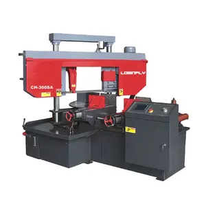 semi-automatic horizontal 45 degree rotary metal cutting band saw machine for Stainless Steel or Various Metal