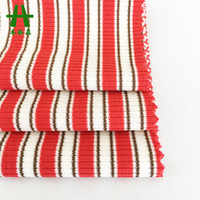 Tissu côtelé teint en fil Mulinsen Textile en polyester, élasthanne et coton frais