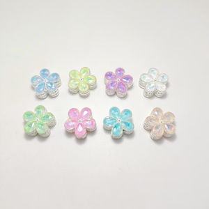Breloques en alliage électroplaqué en forme de fleur avec serti clos pour la fabrication de bijoux DIY, accessoire de mode unisexe - Product Image 4