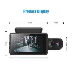 Caméra de tableau de bord à double objectif BRAND avec écran tactile de 3,0 pouces 165 °   Caméra de voiture WIFI à vision nocturne grand angle avec prise en charge de la carte MicroSD - Product Image 6