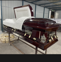 Ataúd de Madera Blanco Económico SUMMERVILLE, Artículos Funerarios