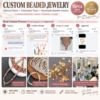 Bracelets personnalisés superposés style bohème en pierres naturelles et perles d'eau douce, bijoux en acier inoxydable avec tourmaline et pierres précieuses multicolores