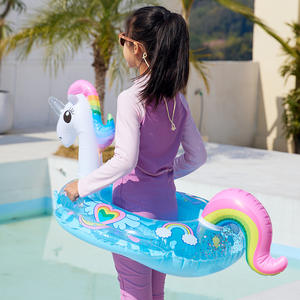 Flotador de Natación <span class=keywords><strong>para</strong></span> Bebés, en Forma de Corazón, Unicornio, Asiento Inflable <span class=keywords><strong>para</strong></span> Bebés, Piscina, Parque Acuático, Uso Infantil - Product Image 1