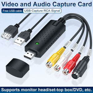 Carte de capture vidéo USB2.0 RCA, audio et vidéo USB pour <span class=keywords><strong>VHS</strong></span>, DVD, caméscope, compatible avec le système Windows - Product Image 2