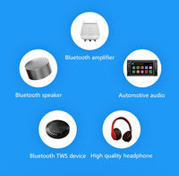 Feasycom OEM SBC y AAC QCC3024 BT 5,1 Módulo Bluetooth SoC de audio estéreo de 24 bits de alto rendimiento para TWS