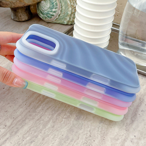 Luxury Ins Jelly Silicone Candy Ripple <strong>Phone</strong> <strong>case</strong> for iPhone 13 14 15 16 17 Pro Max Magnetic Charging Frosted <strong>Cell</strong> <strong>Phone</strong> Cover - Product Image 6